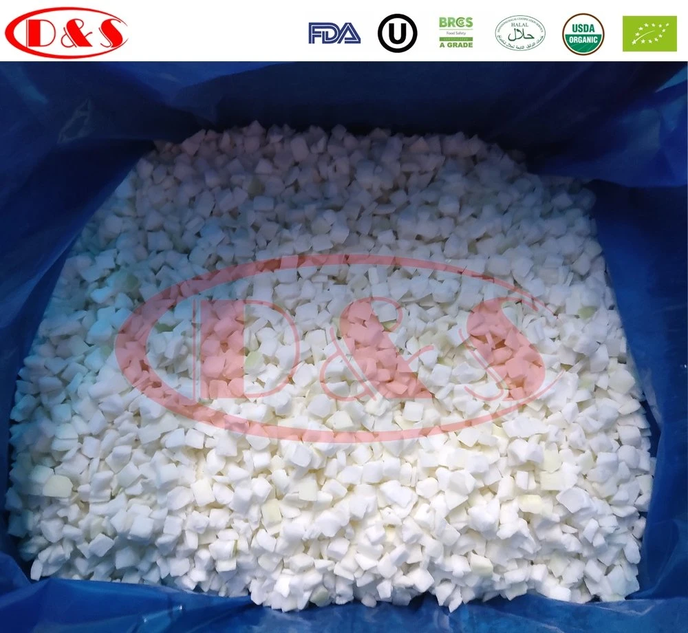 China Vegetables IQF Onion Frozen Peeled Onion /Dice/Slice Onion